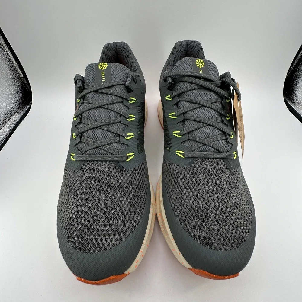 Nike Run Swift 3 Mens Running Shoes Mens 13 Iron‎ Grey-Orange HV5226-068 NEW - Picture 4 of 13